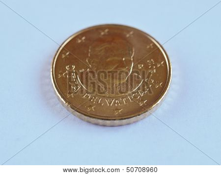 Euro Coin From Vatican
