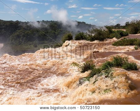 River Leading To Iguassu Falls