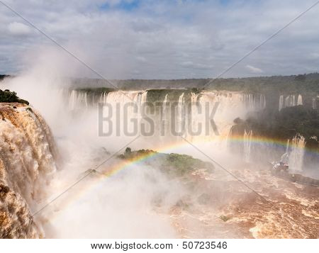 Waterfall At Iguassu Falls