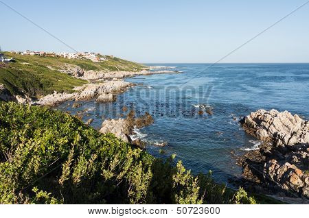 Gansbaai Coastline In South Africa