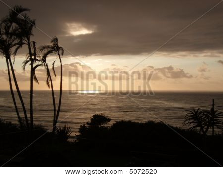 Pôr do sol no paraíso