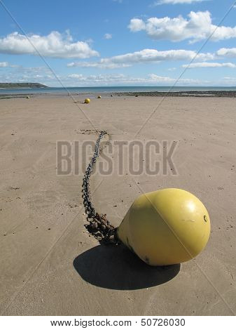 Buoy Markers Beach Seascape