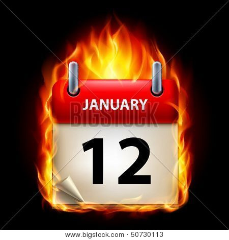 Burning calendar