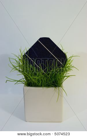 Solarcell v květináč