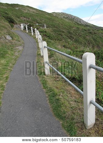 Fenced Coastal Footpath