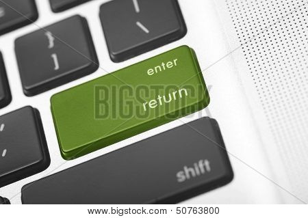 Green Return Button