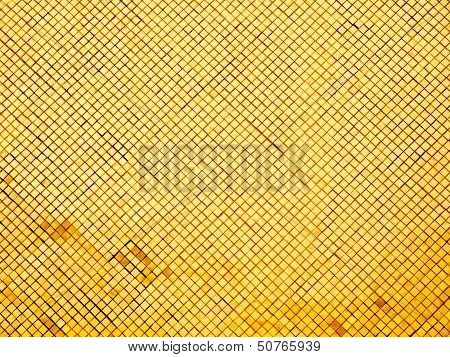 Yellow Tiled Wall