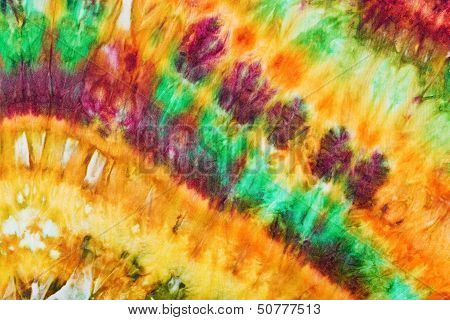 Abstract Pattern Of Cold Painted Batik