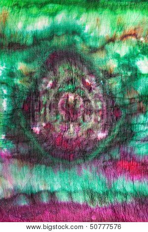 Abstract Pattern Of Cold Painted Batik