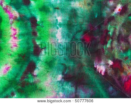 Abstract Pattern Of Cold Painted Batik