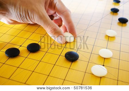 Placing Go Stone