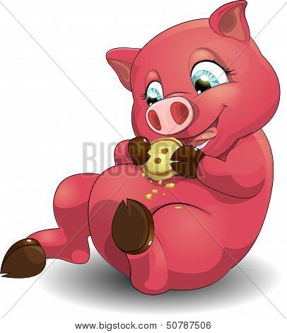 pig and cookies.eps