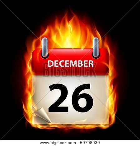 Burning calendar