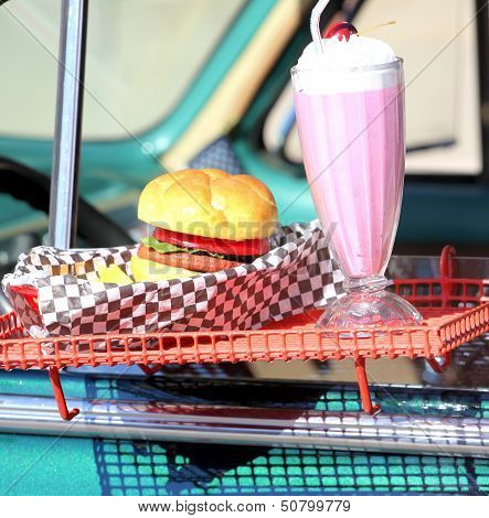 Drive in diner.