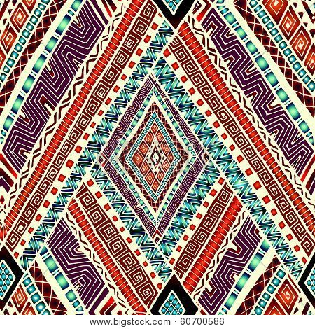 Seamless pattern with geometric elements.