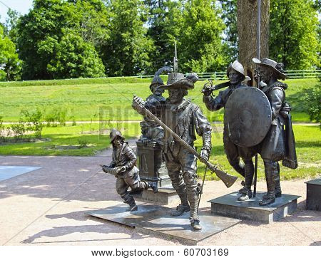 Sculpture A. Taratynov By Rembrandt Painting 