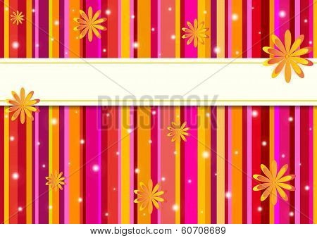 Creative Colored Postcard.