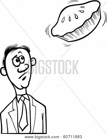 Pie In The Sky Saying Cartoon