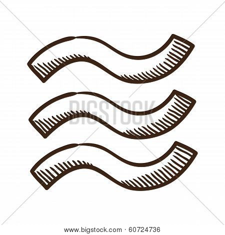 Waves wet symbol.
