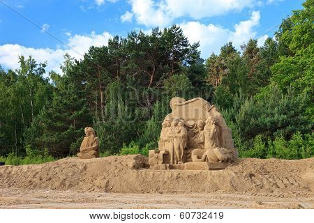 IV International Gdansk Plener Sculptures Made Of Sand