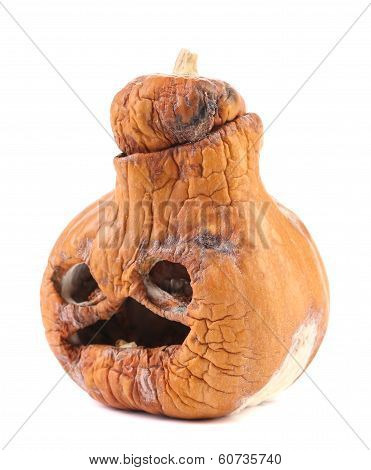 Old halloween pumpkin.