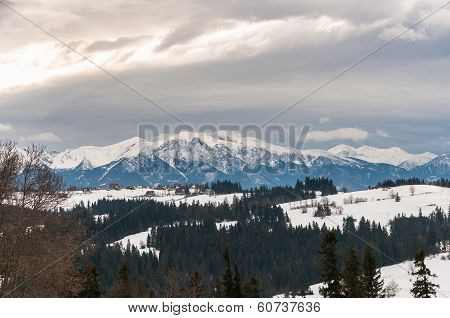 Tatra Mountains On A Cloudy Day