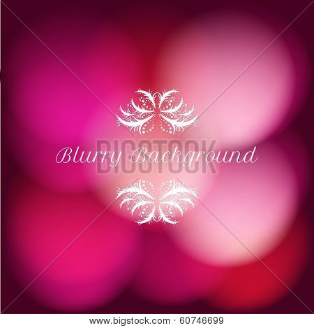 vector blurry background with bokeh