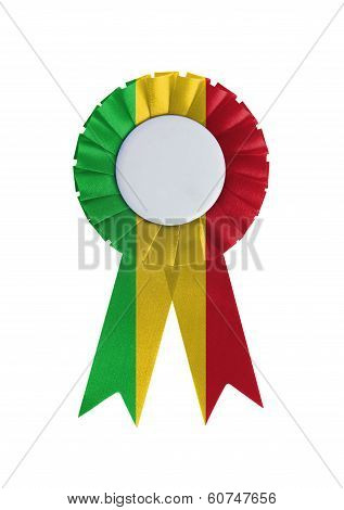 Award Ribbon Isolated On A White Background