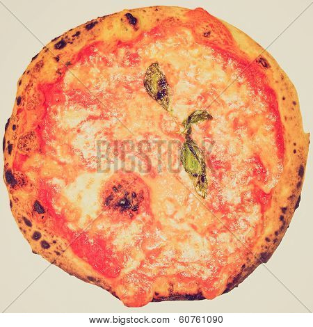 Retro Look Mushroom Pizza