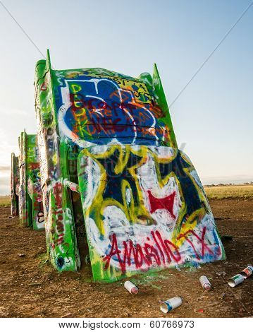 Route 66: Cadillac Ranch, Amarillo, TX