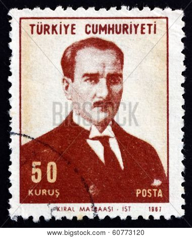 Postage Stamp Turkey 1968 Mustafa Kemal Ataturk