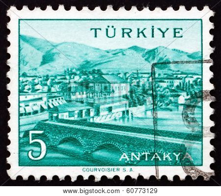 Postage Stamp Turkey 1958 View Of Antakya