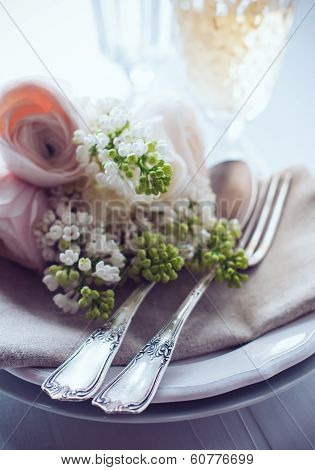 Wedding Elegant Dining Table Setting