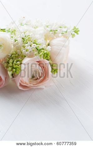 Delicate Elegant Bouquet Of Flowers