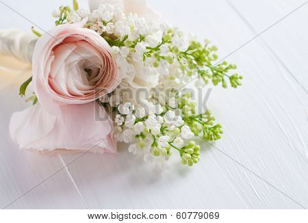 Delicate Festive Wedding Bouquet