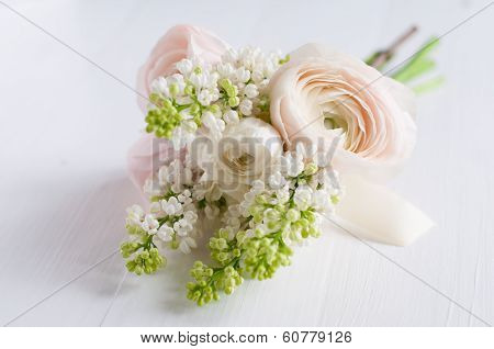 Delicate Festive Wedding Bouquet