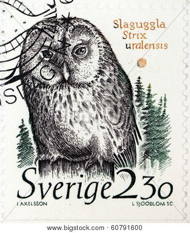 Ural Owl Stamp
