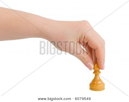 Mão com peão