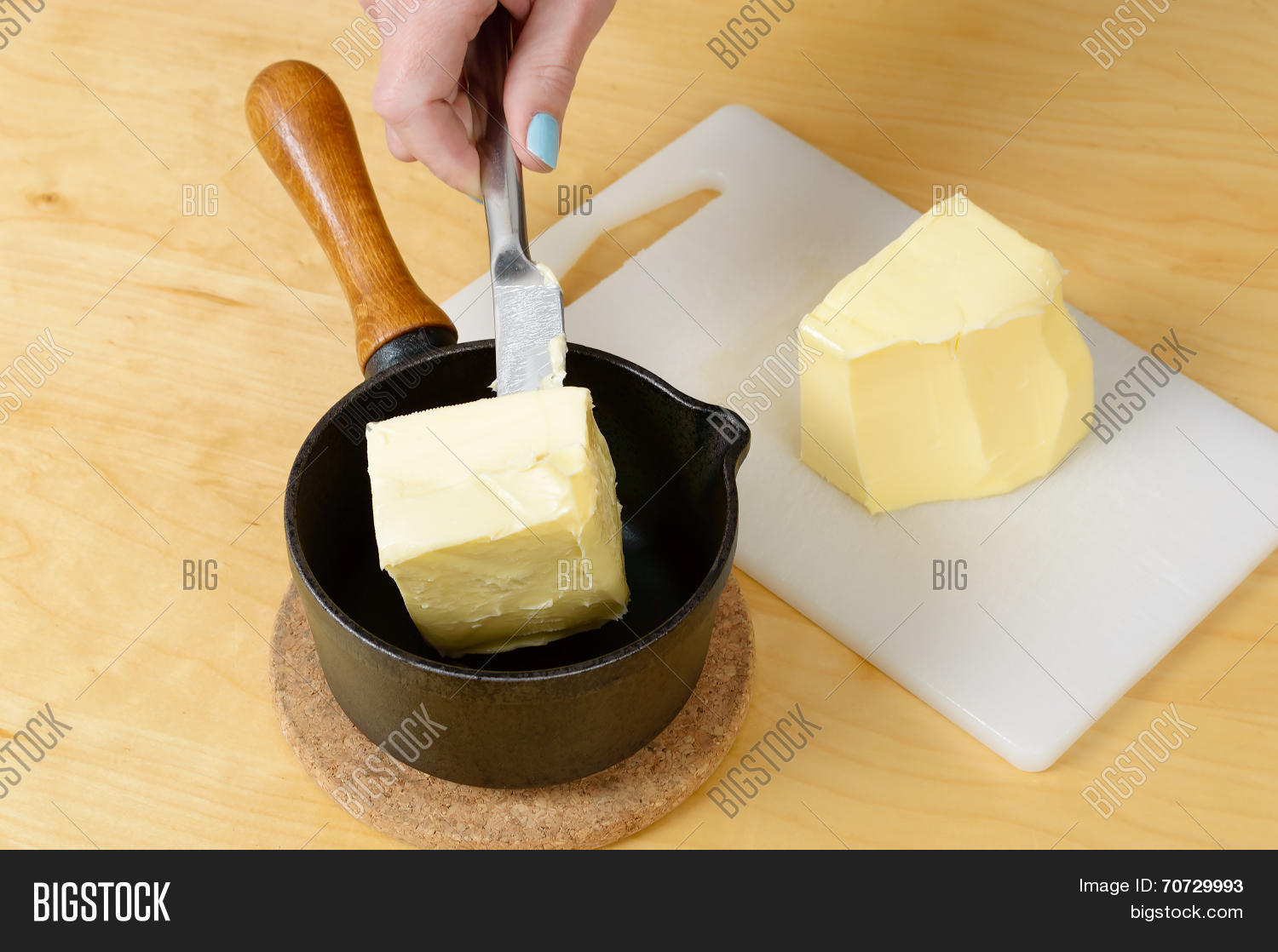 Butter Pan Image & Photo (Free Trial) Bigstock