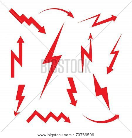 Arrow set vector collection