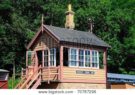 Railway signal box, Highley.
