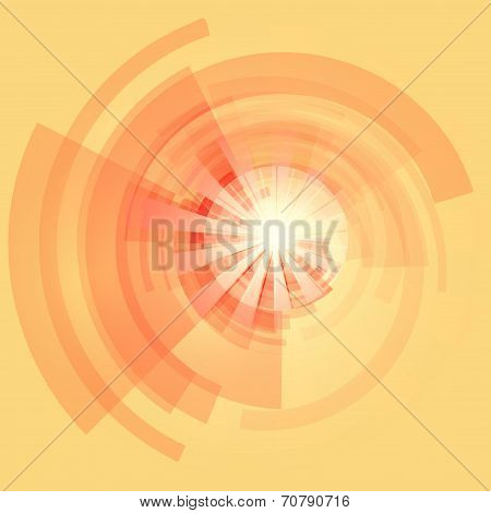 Sun Sunburst background Vector illustration