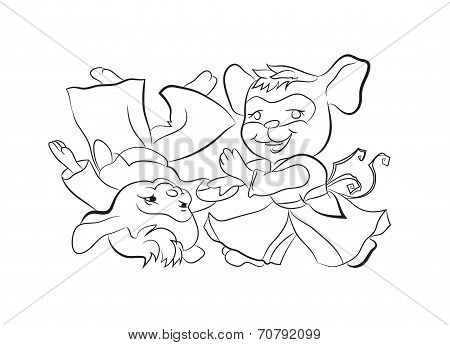 Little mouse boy aikido sketch
