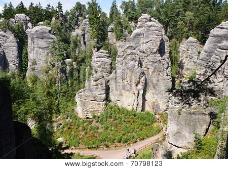 Sandstone rocks