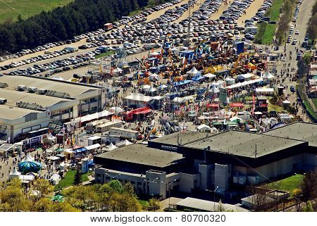 Vilnius City Capital Of Lithuania Aerial View