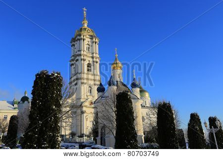 Pochaev's Lavra at nice day, Ukraine