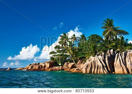 Beautiful St. Pierre Island at Seychelles