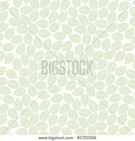 A seamless leaf pattern