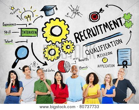 Ethnicity Peolple Imagination Recruitment Ideas Concept
