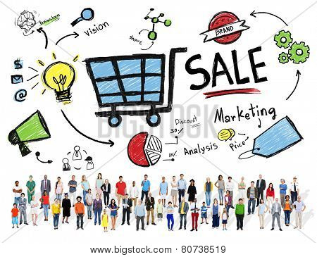 Sale Sales Selling Finance Revenue Money Income Payment Concept